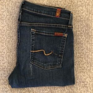 7 for All Mankind Crop Flare Jeans